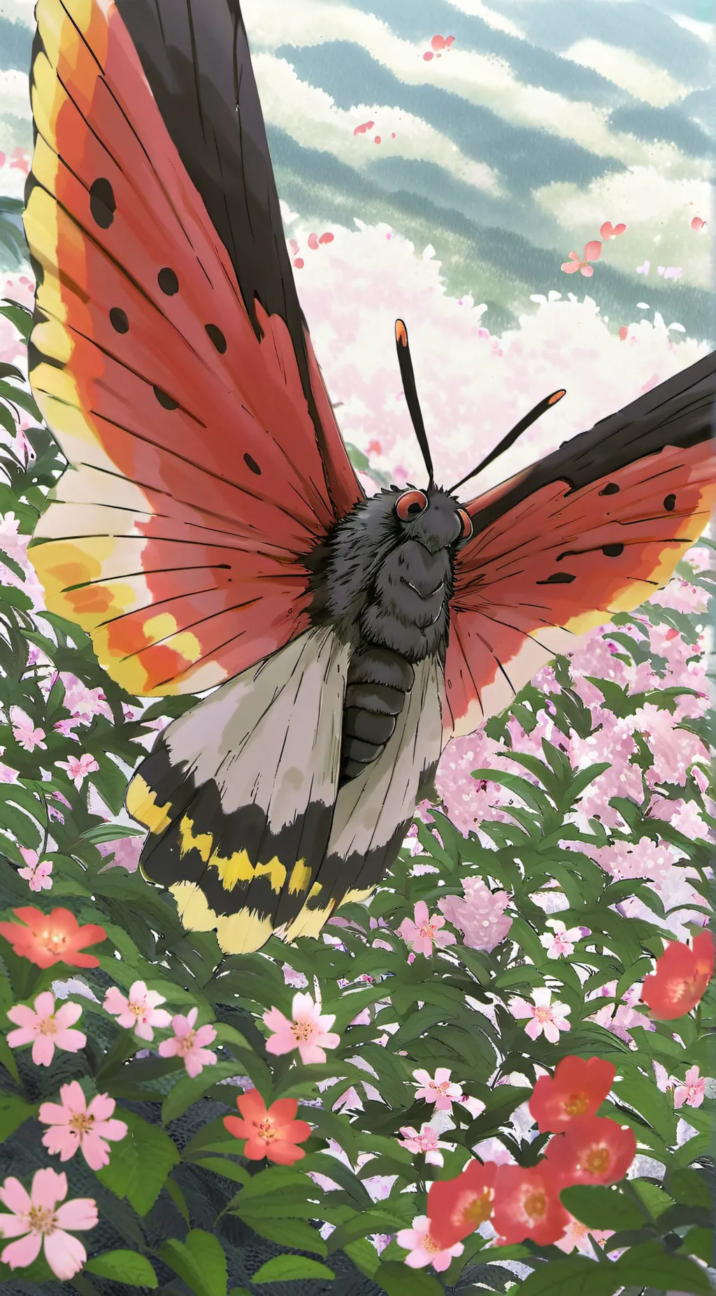ai character: mothra background
