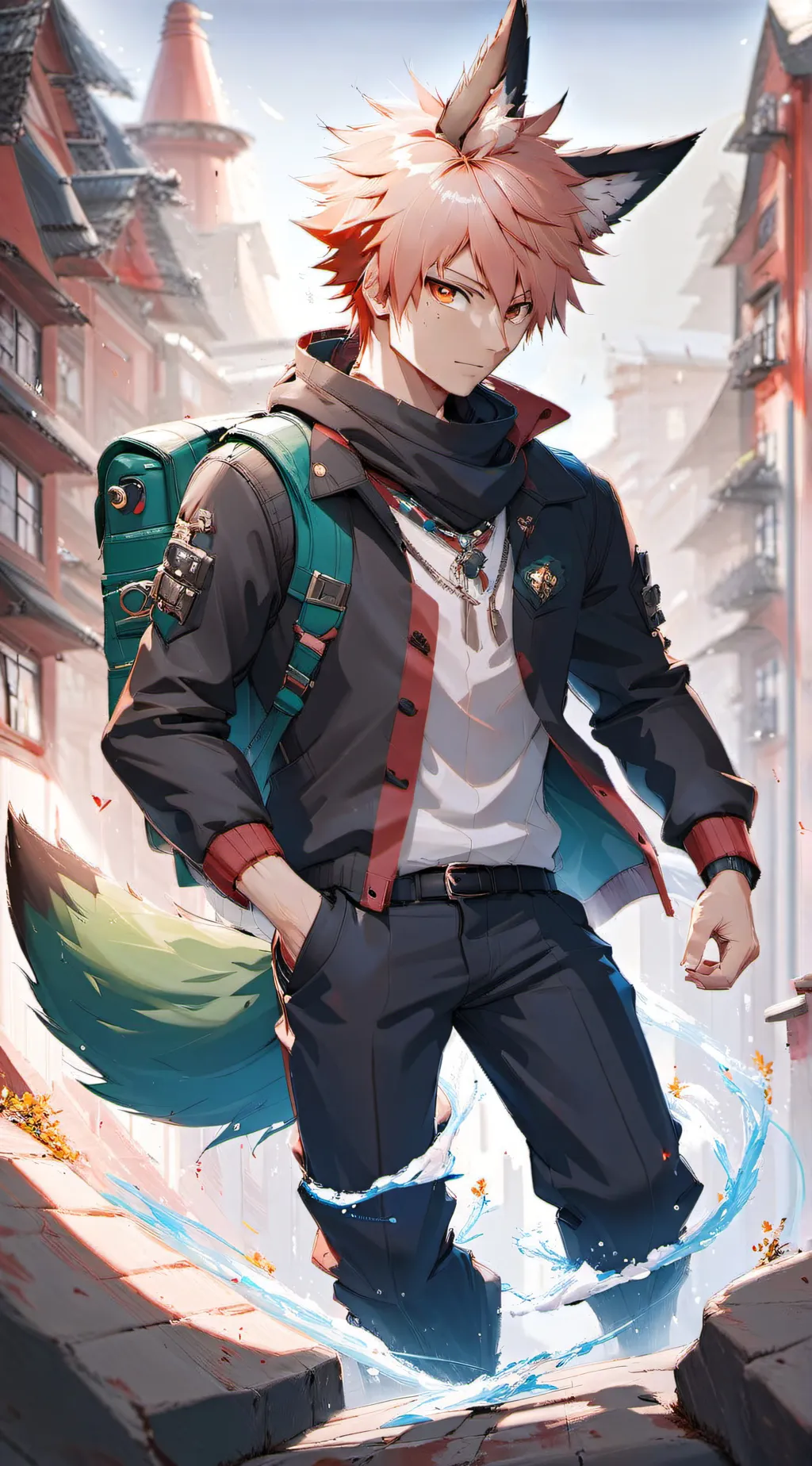ai character: bakugo background