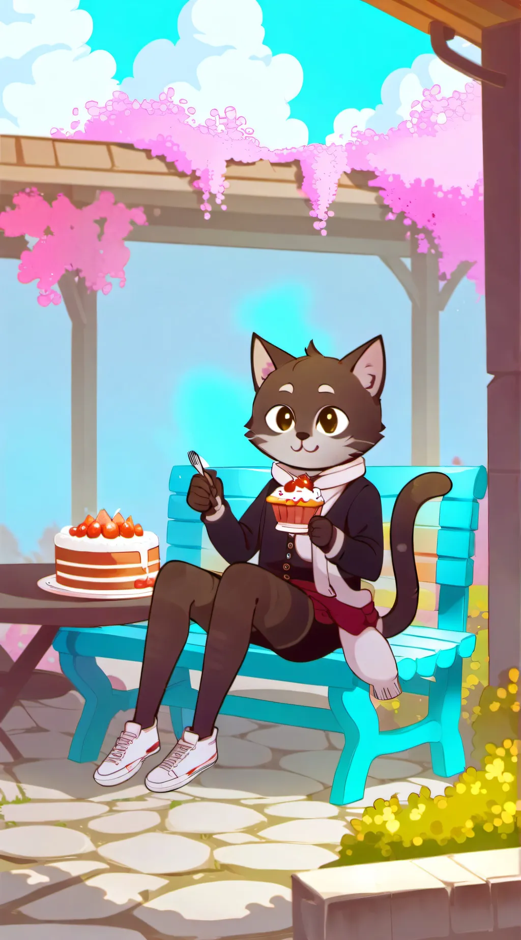 ai character: jdjfjfhf background