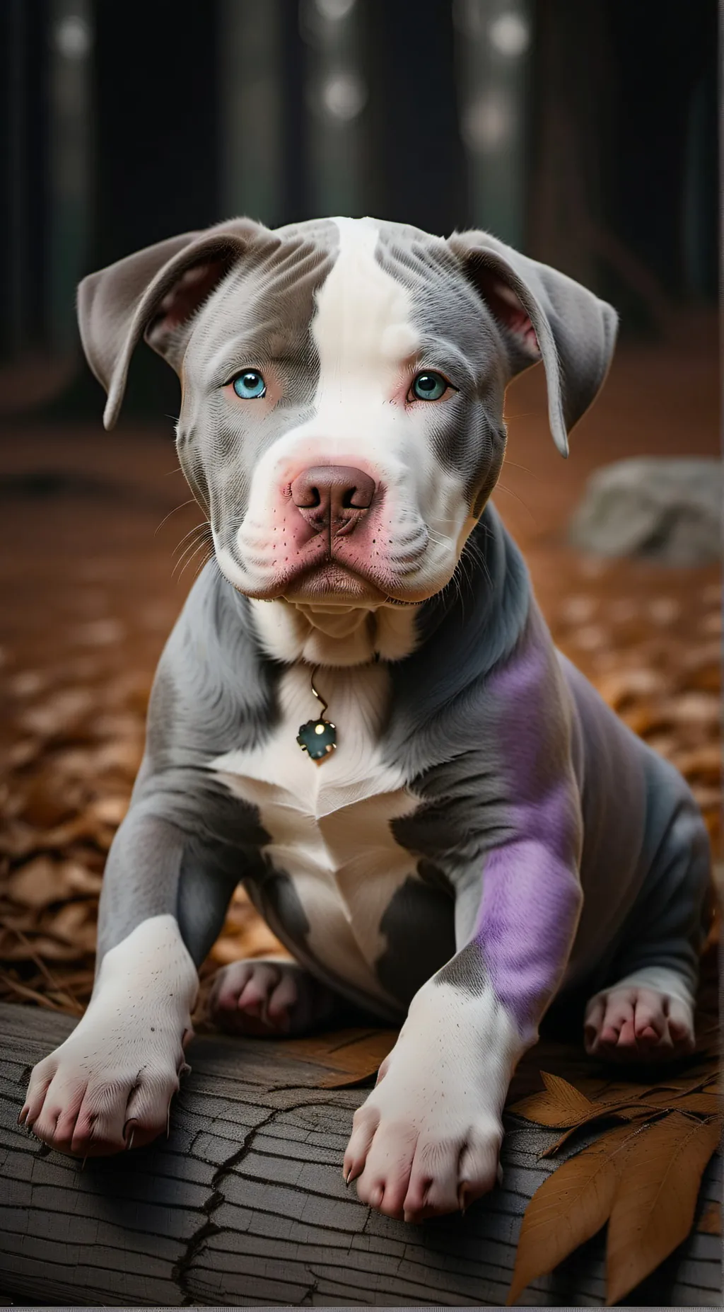 ai character: Indigo background