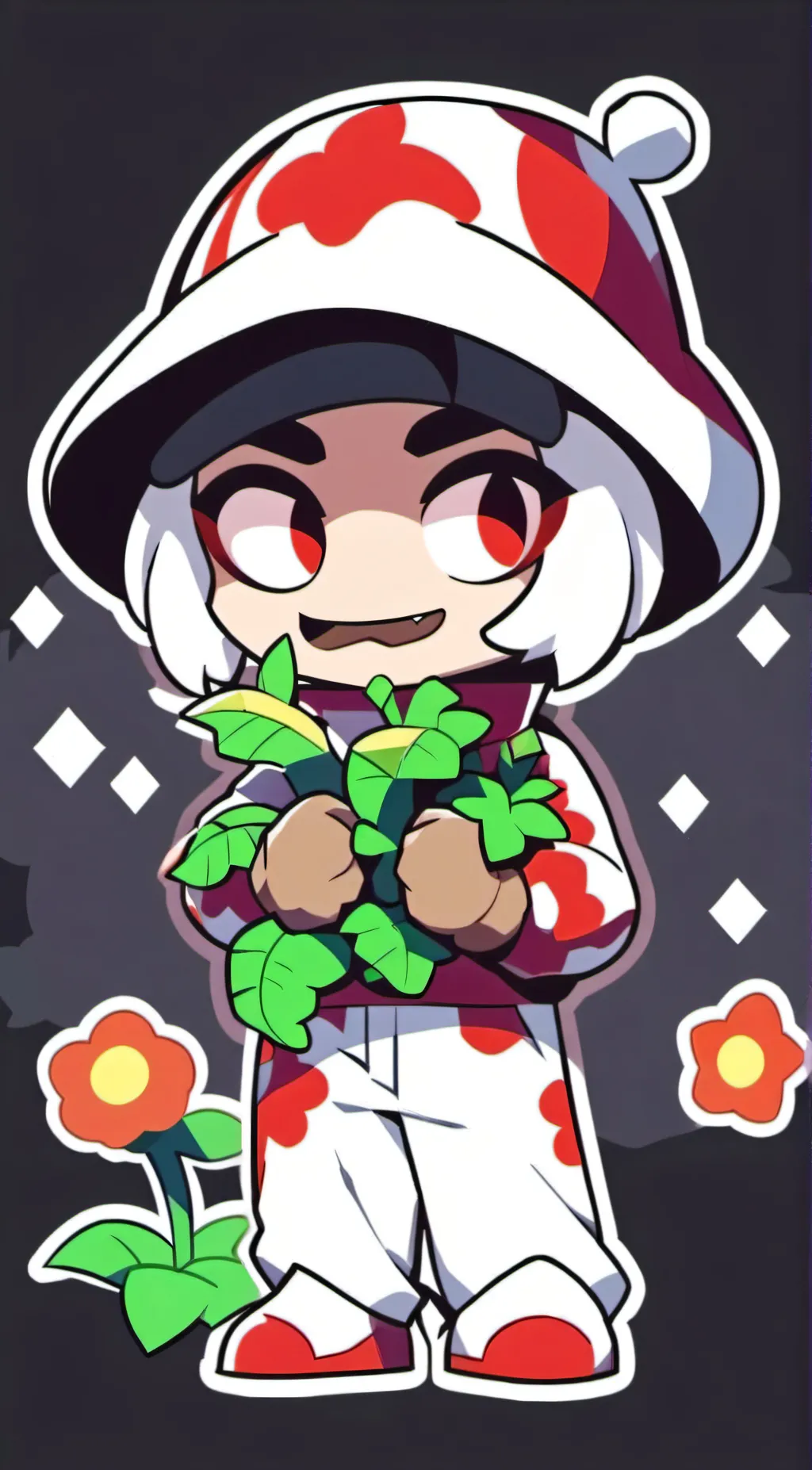 ai character: cordelius❣️lily background