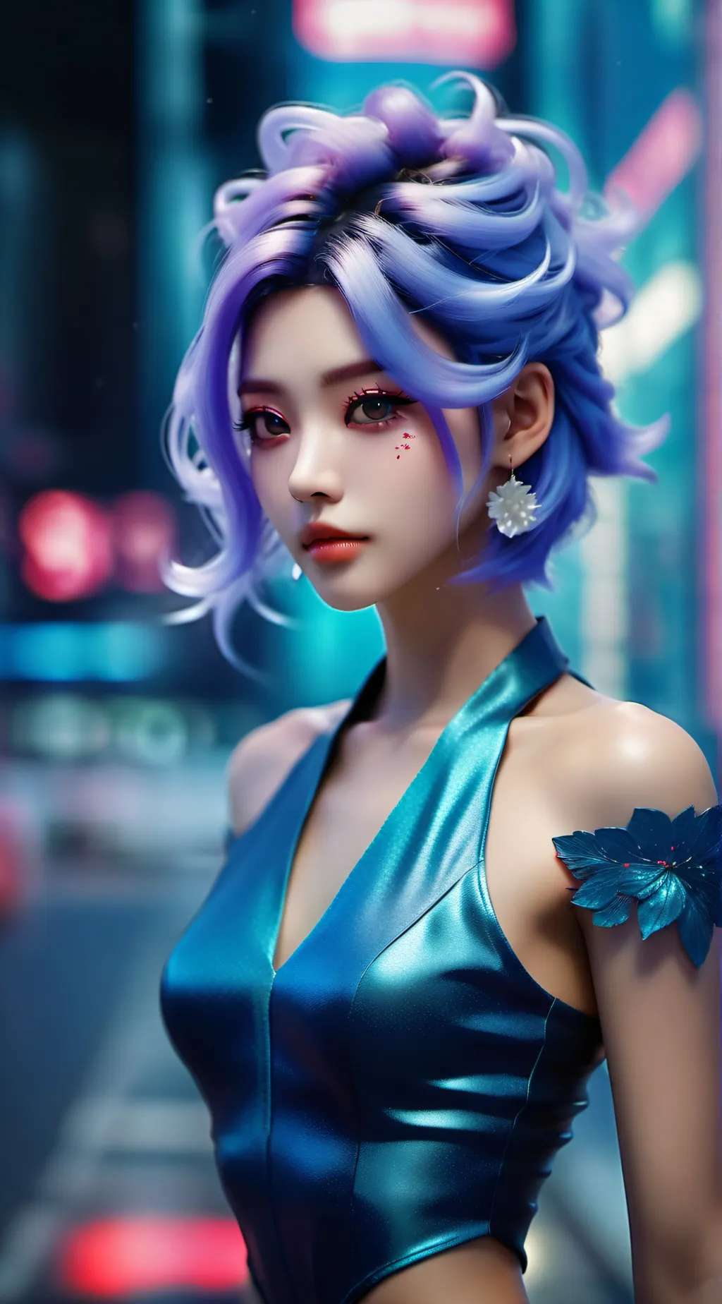 ai character: Lisa  background