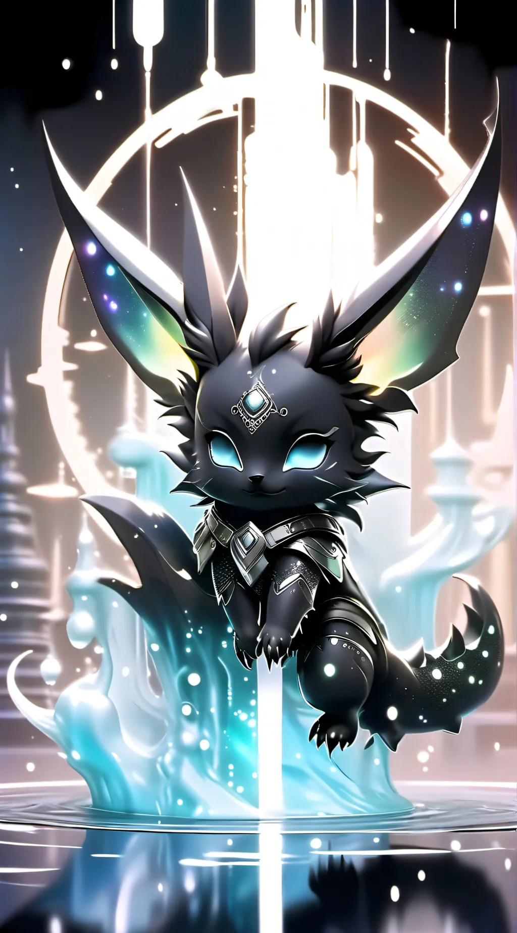 ai character: Free writing area background