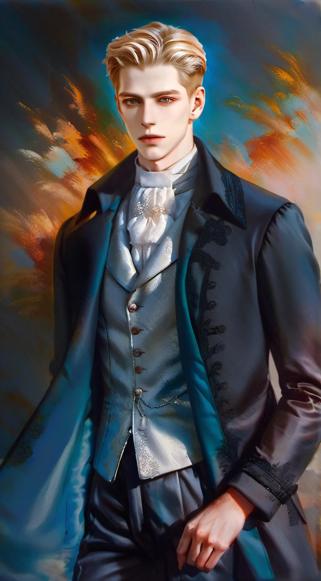 ai character: Dmitry von Lieven  background