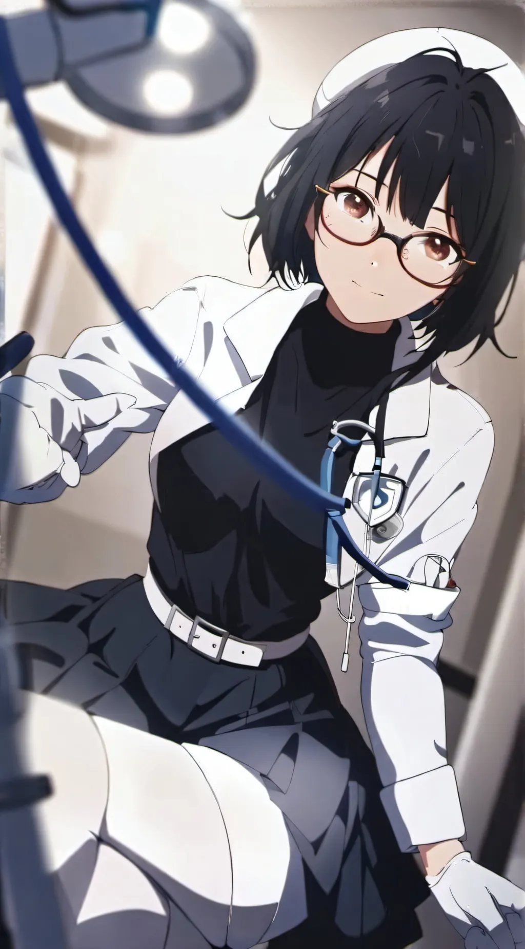 ai character: Dr Eliana  background