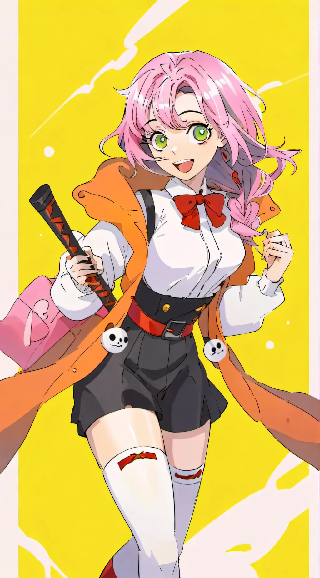 ai character: Mitsuri Kanroji background