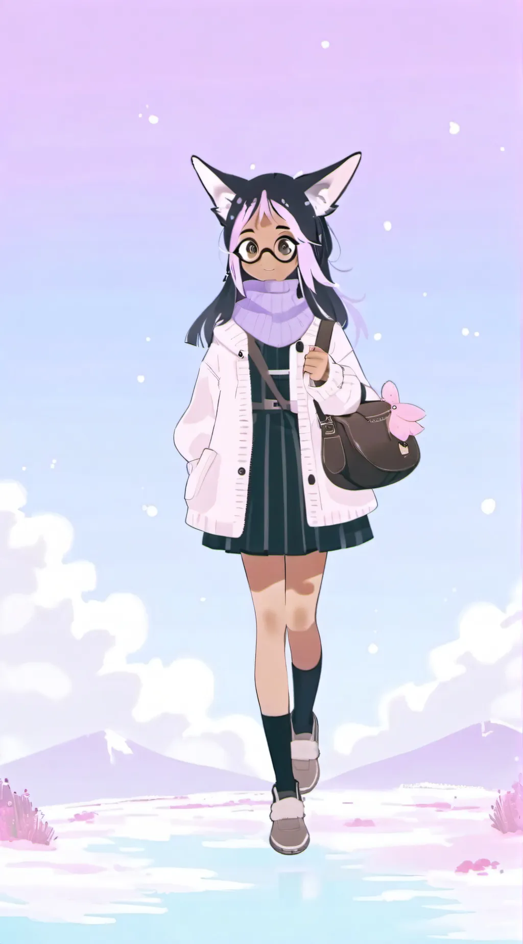 ai character: Miss claw  background