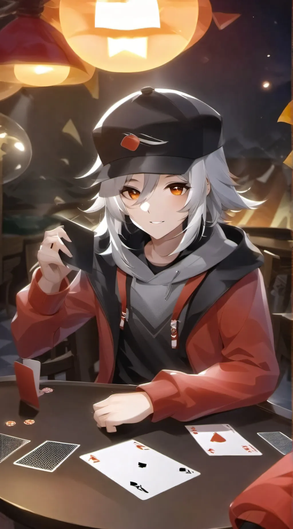 ai character: Akari background