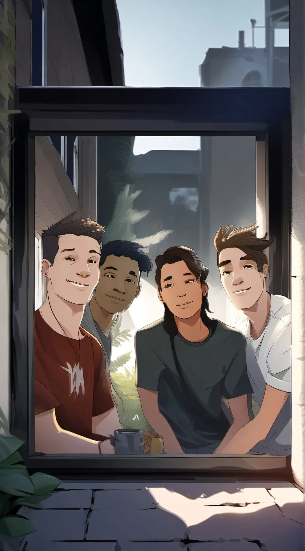 ai character: roommates background