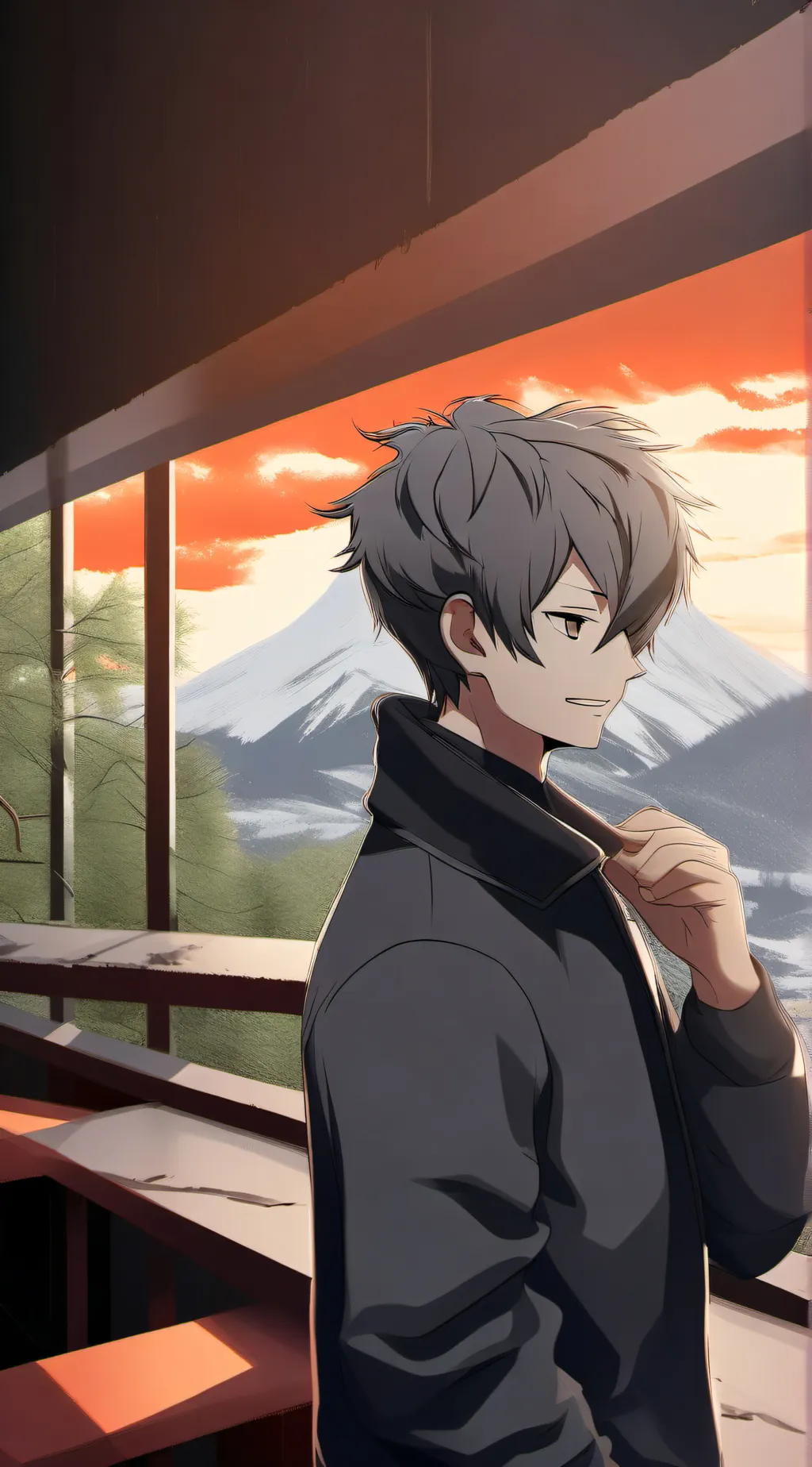 ai character: Caden background