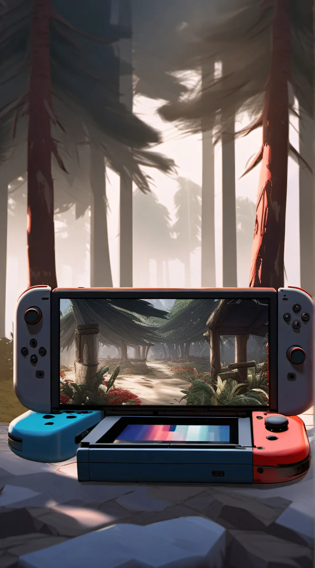 ai character: Nintendo Switch background