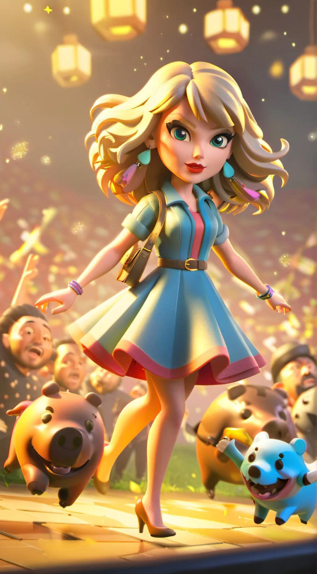ai character: Taylor Swift👩‍🎤 background
