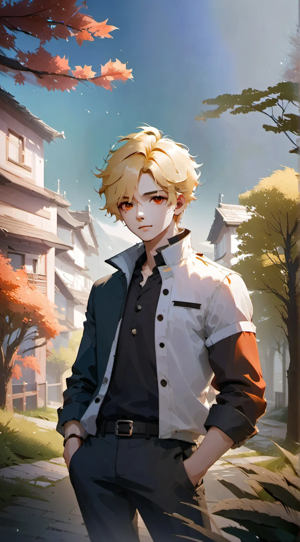 ai character: Ethan  background