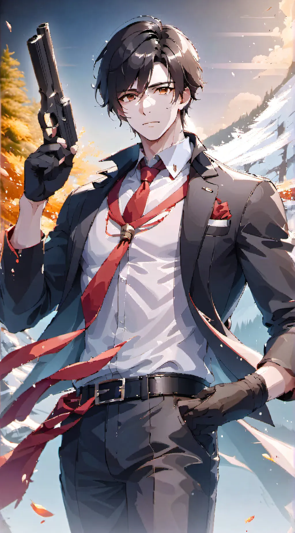 ai character: Leo background