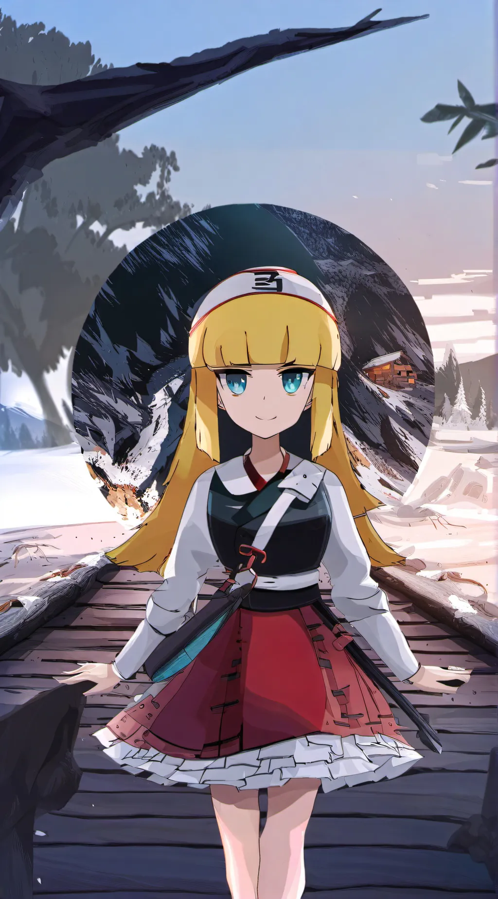 ai character: Kana background