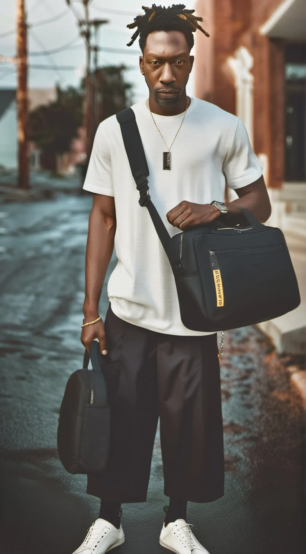 ai character: Bag Toucher background