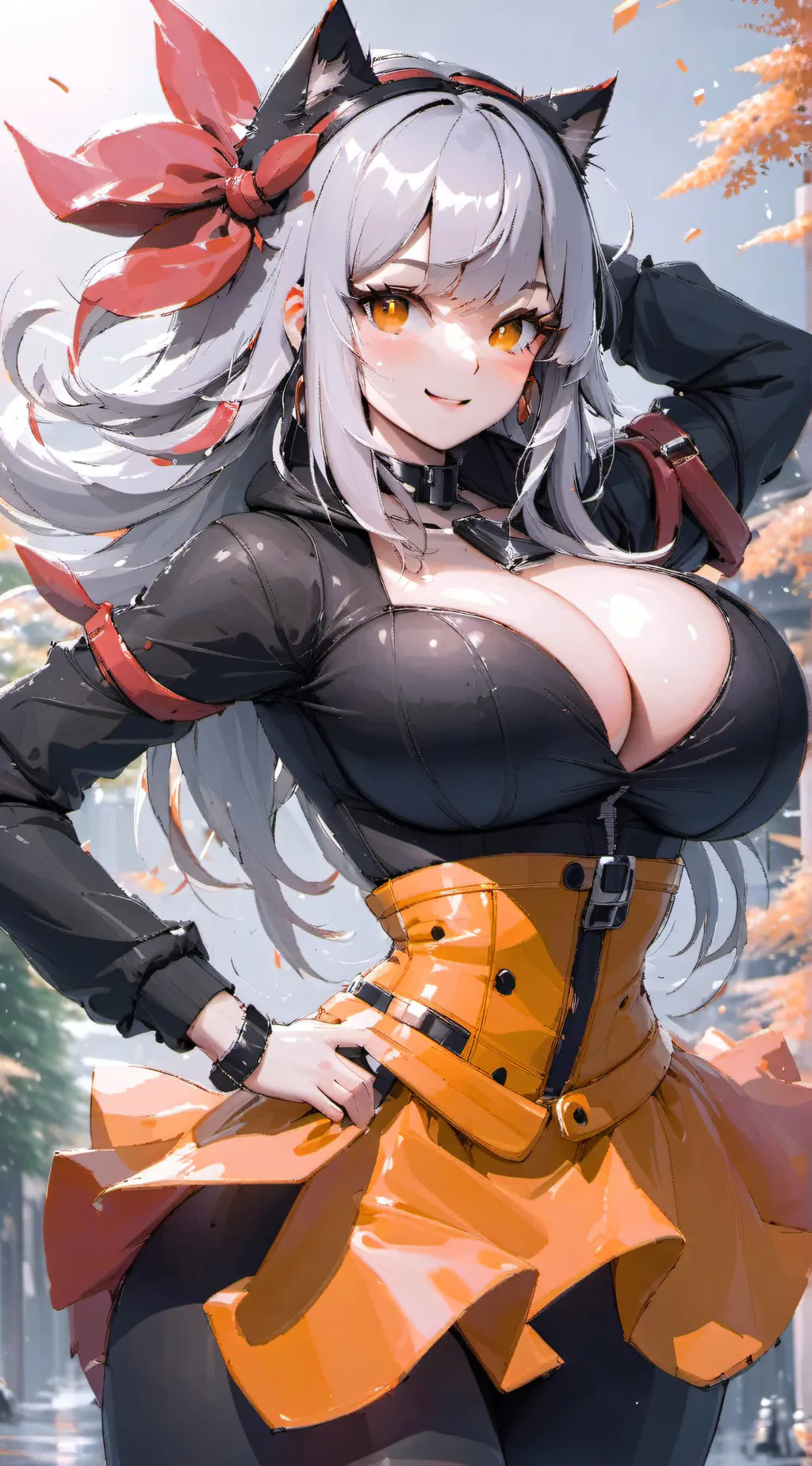 ai character: Smoke background