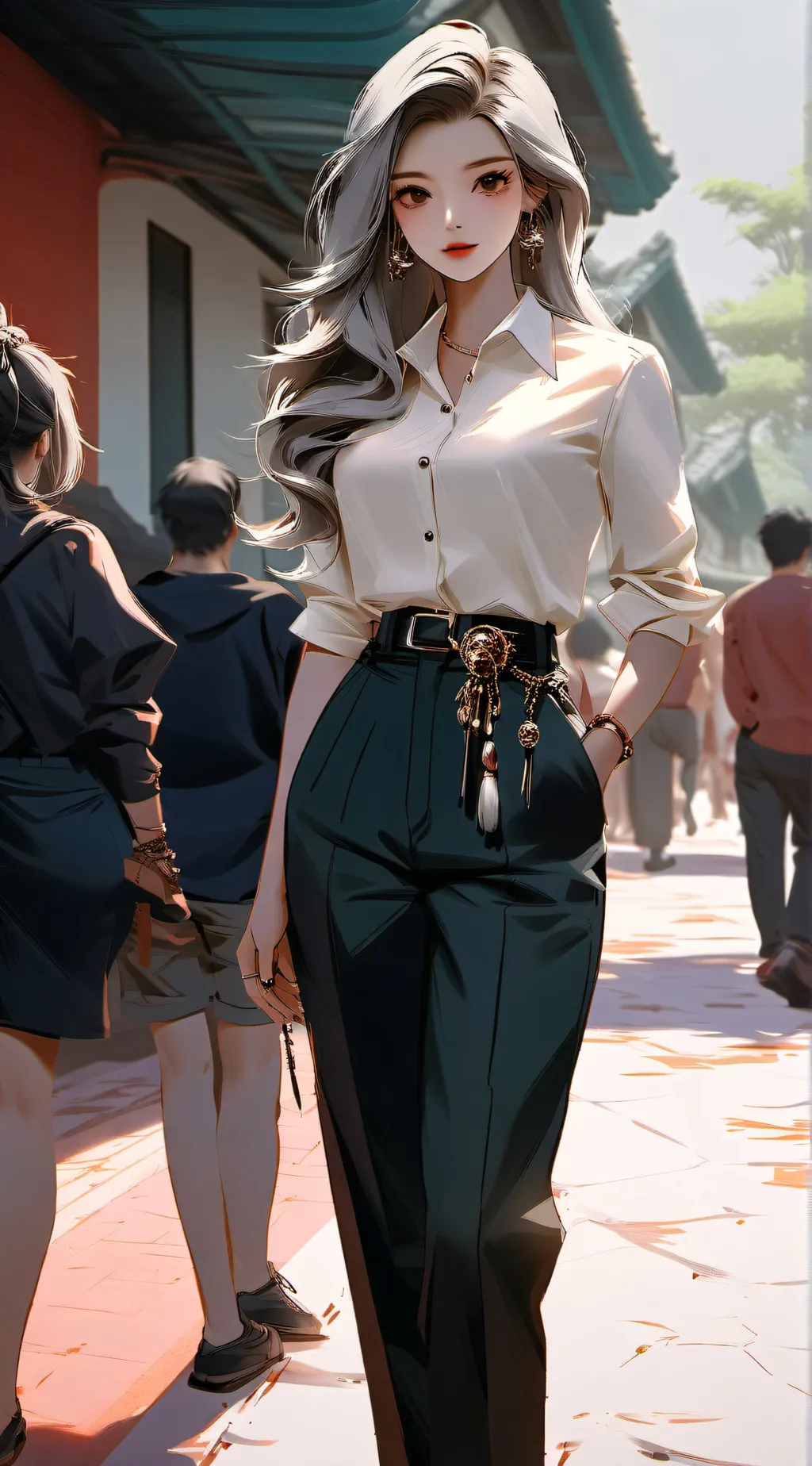 ai character: Amy! background