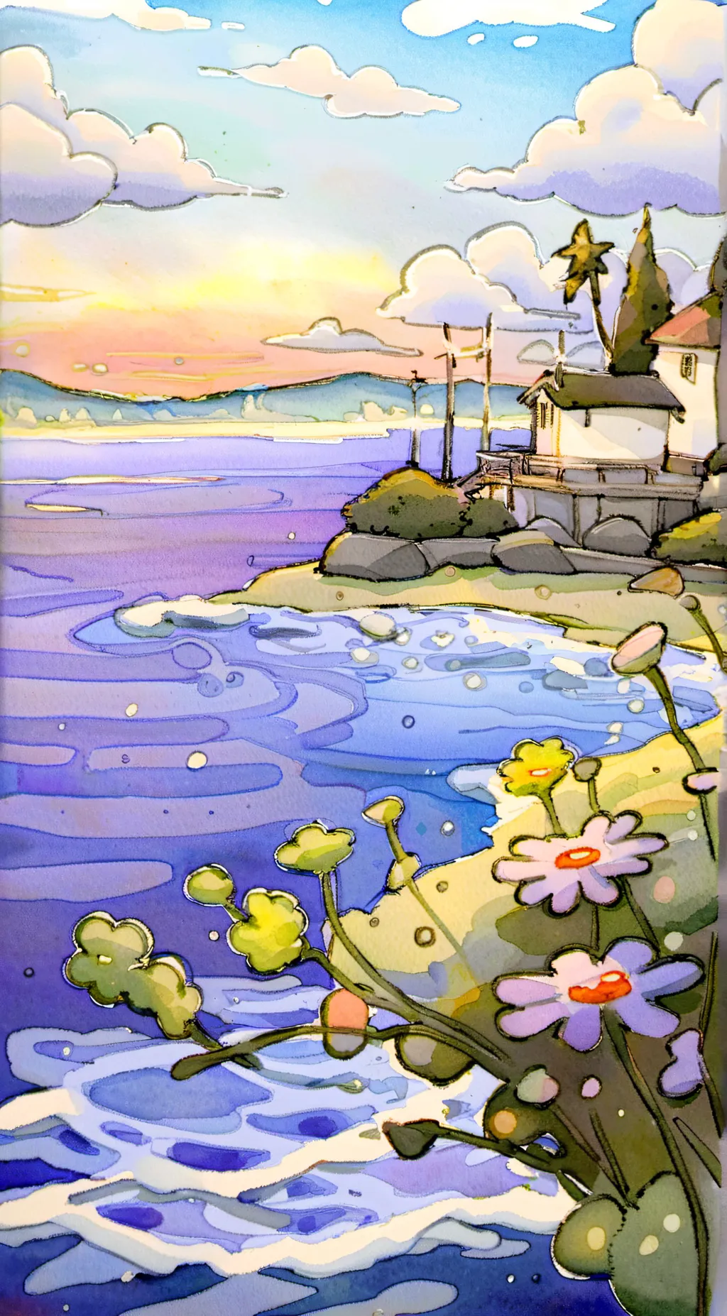 ai character: inside out Two  background