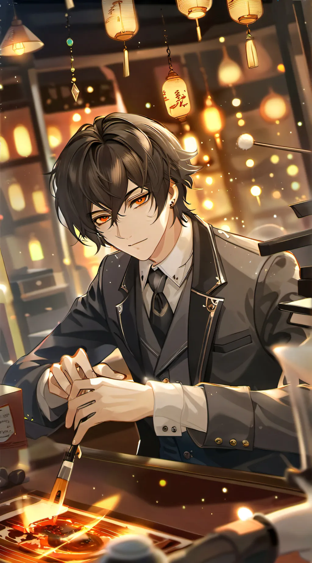 ai character: Dazai Osamu background