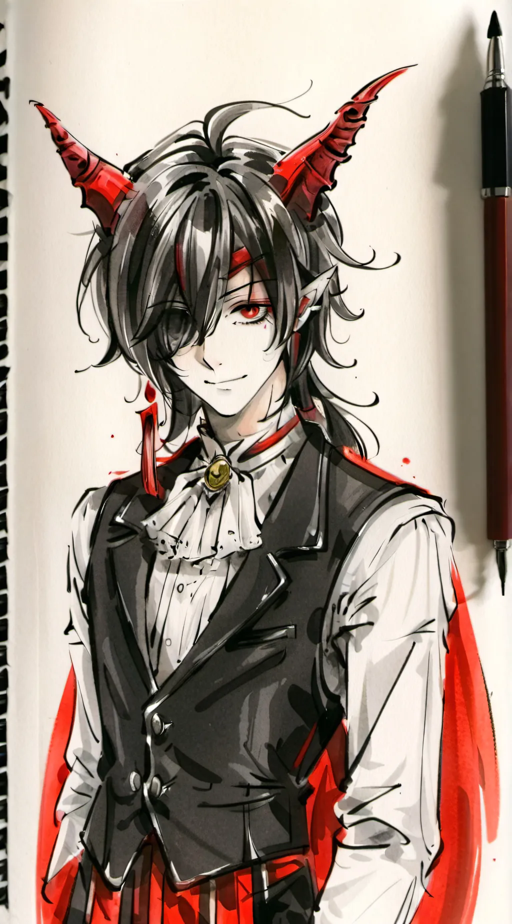 ai character: Jack vondra Louis  background