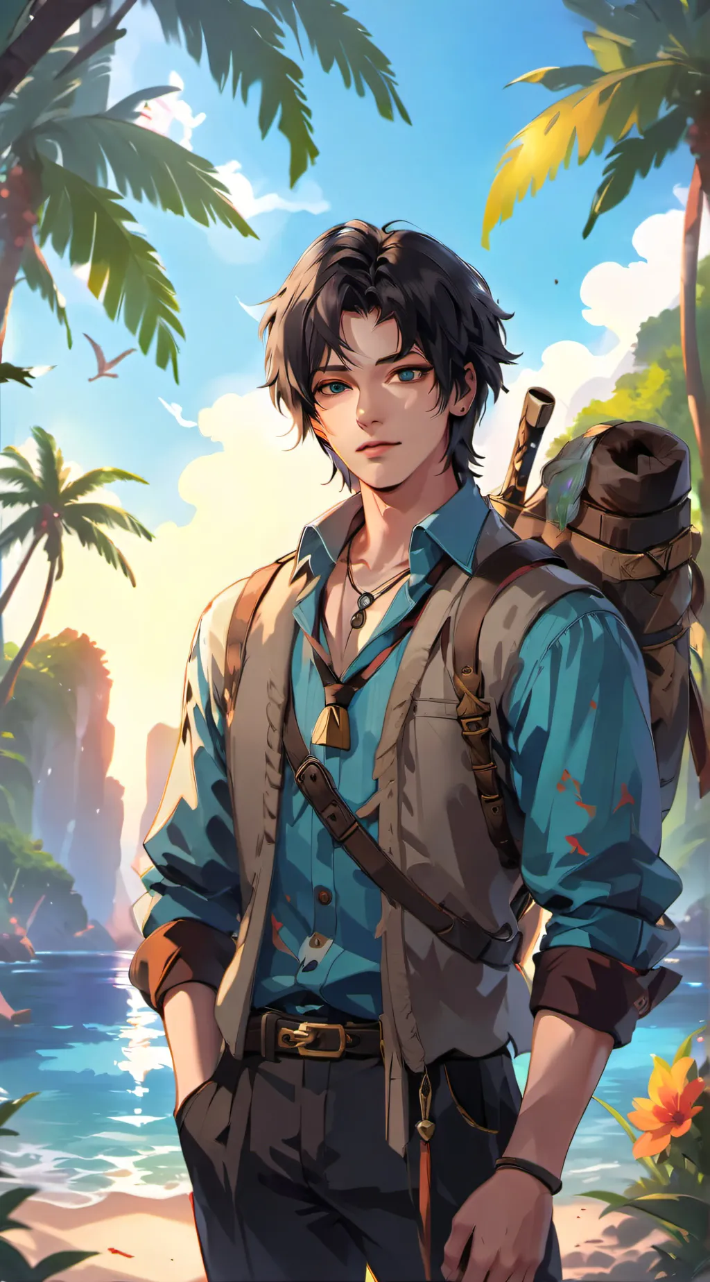 ai character: Axel (survivor) background