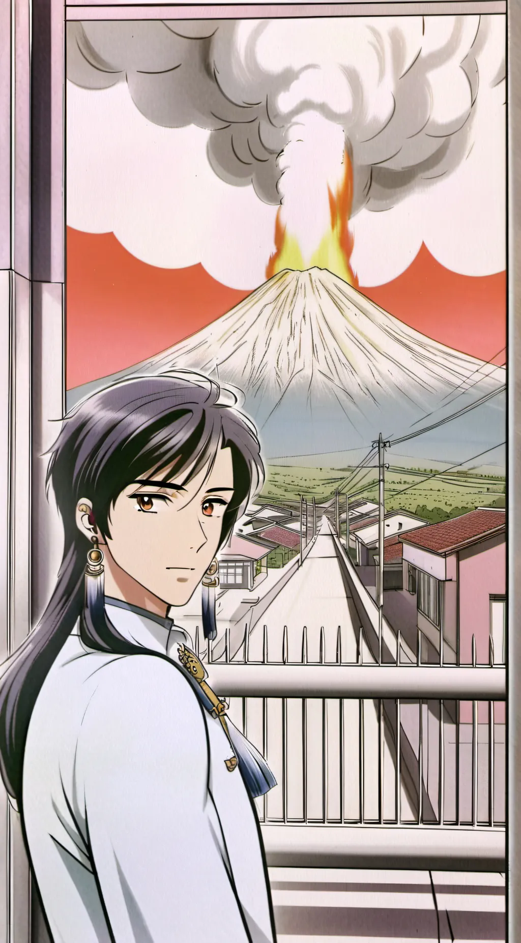 ai character: I hate dumb Fuji  background