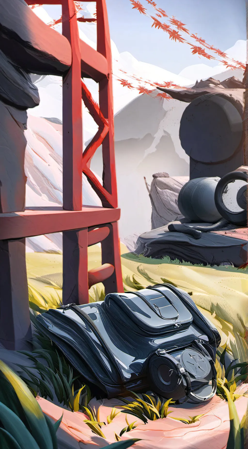 ai character: Garfield movie tp  background