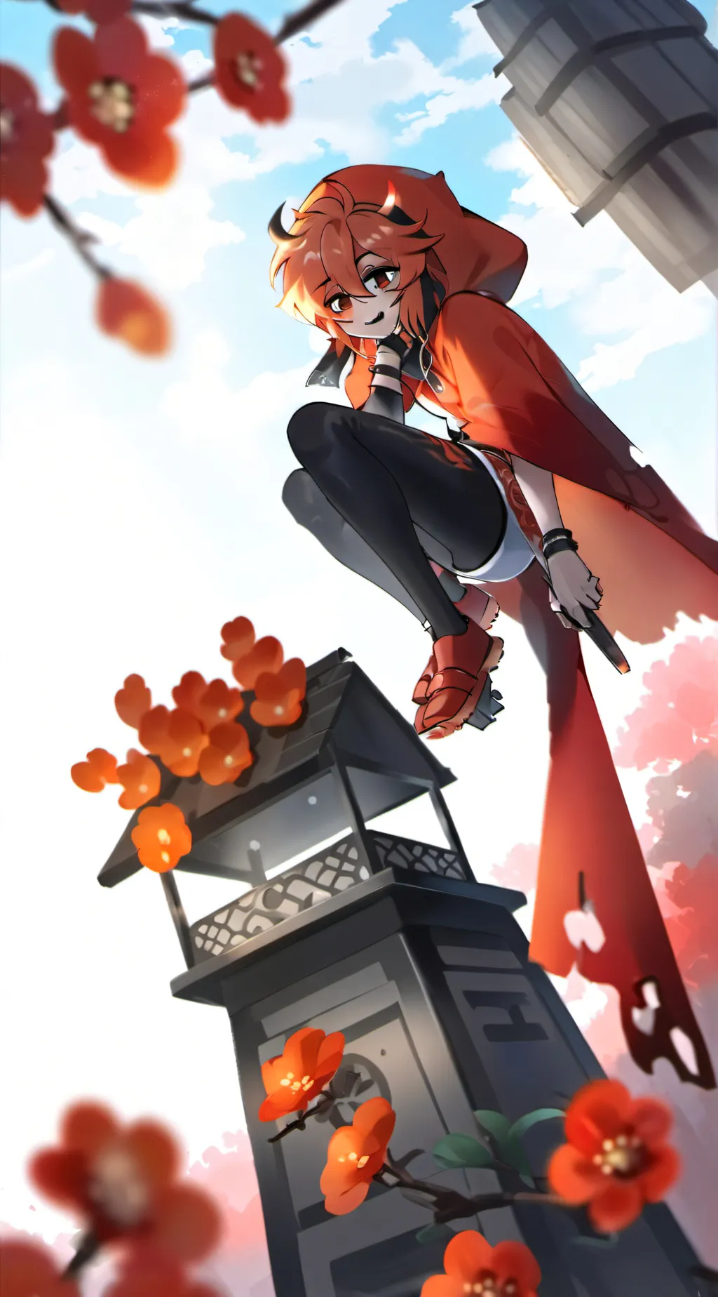 ai character: how (°ロ°) !?  background