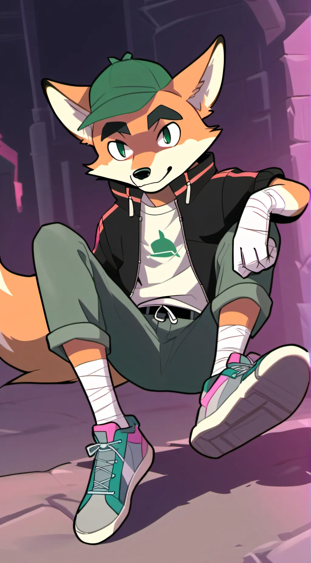 ai character: Hurt Fox 3.0 background