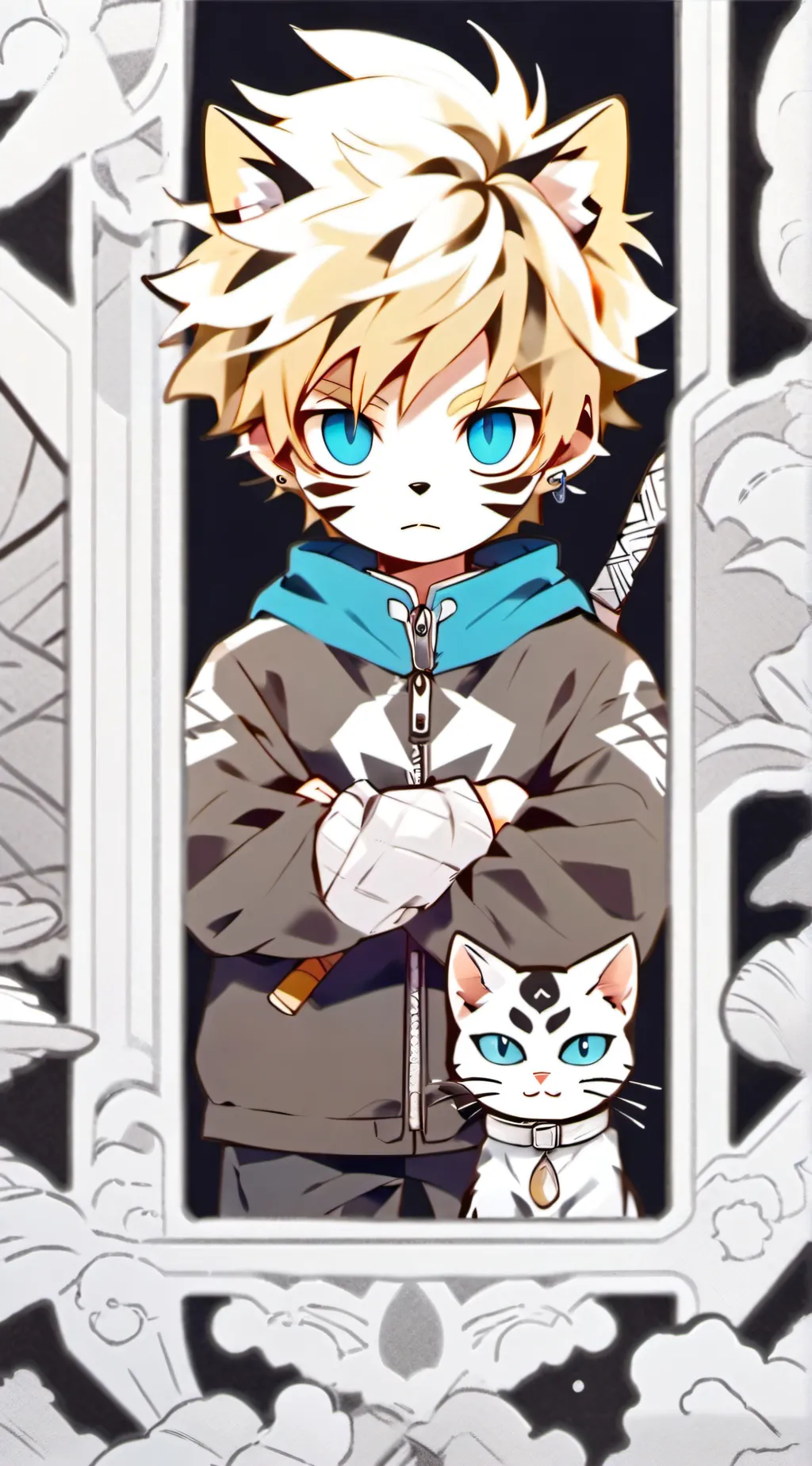 ai character: Tsuki Sorakawa(FR) background