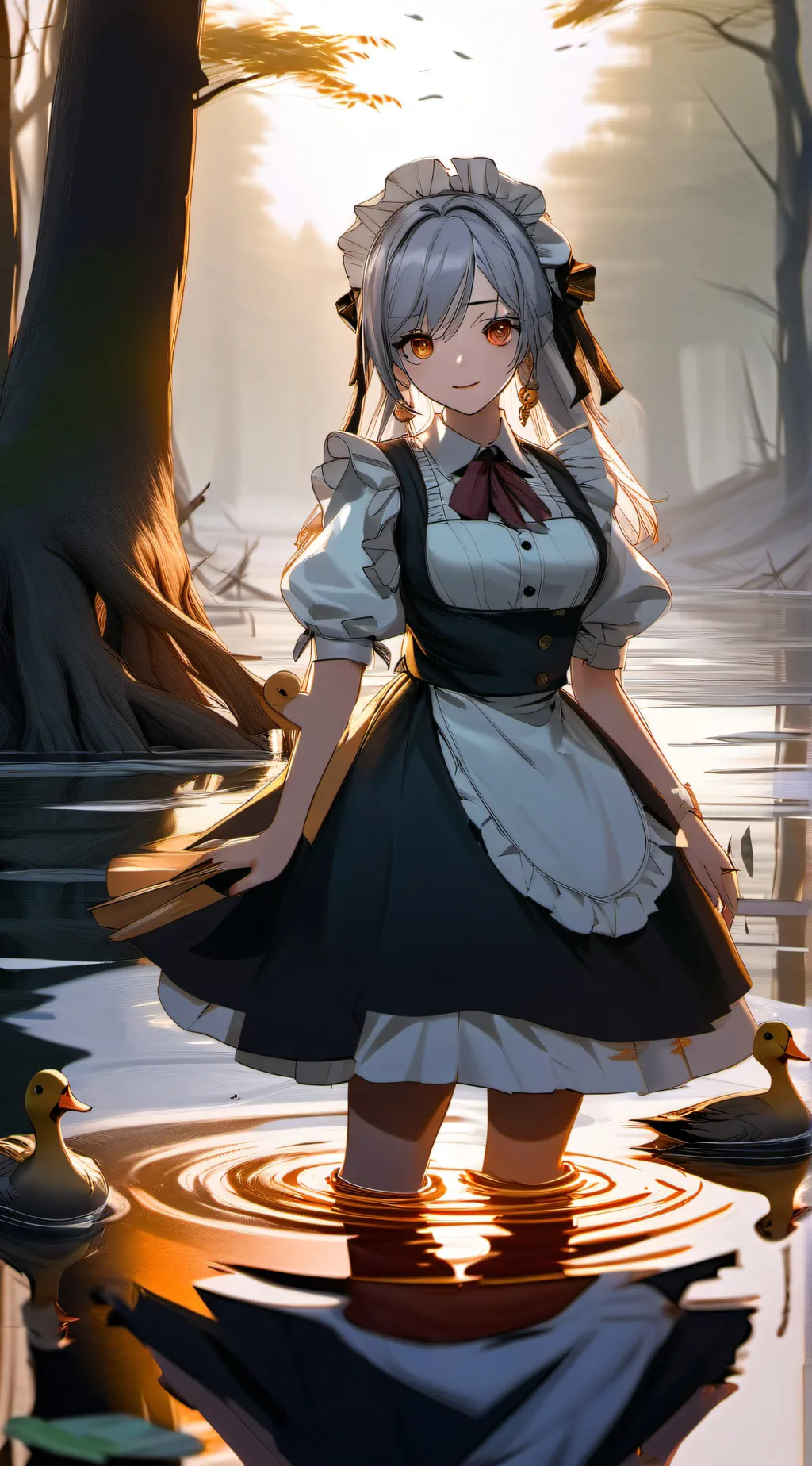 ai character: Charlotte  background