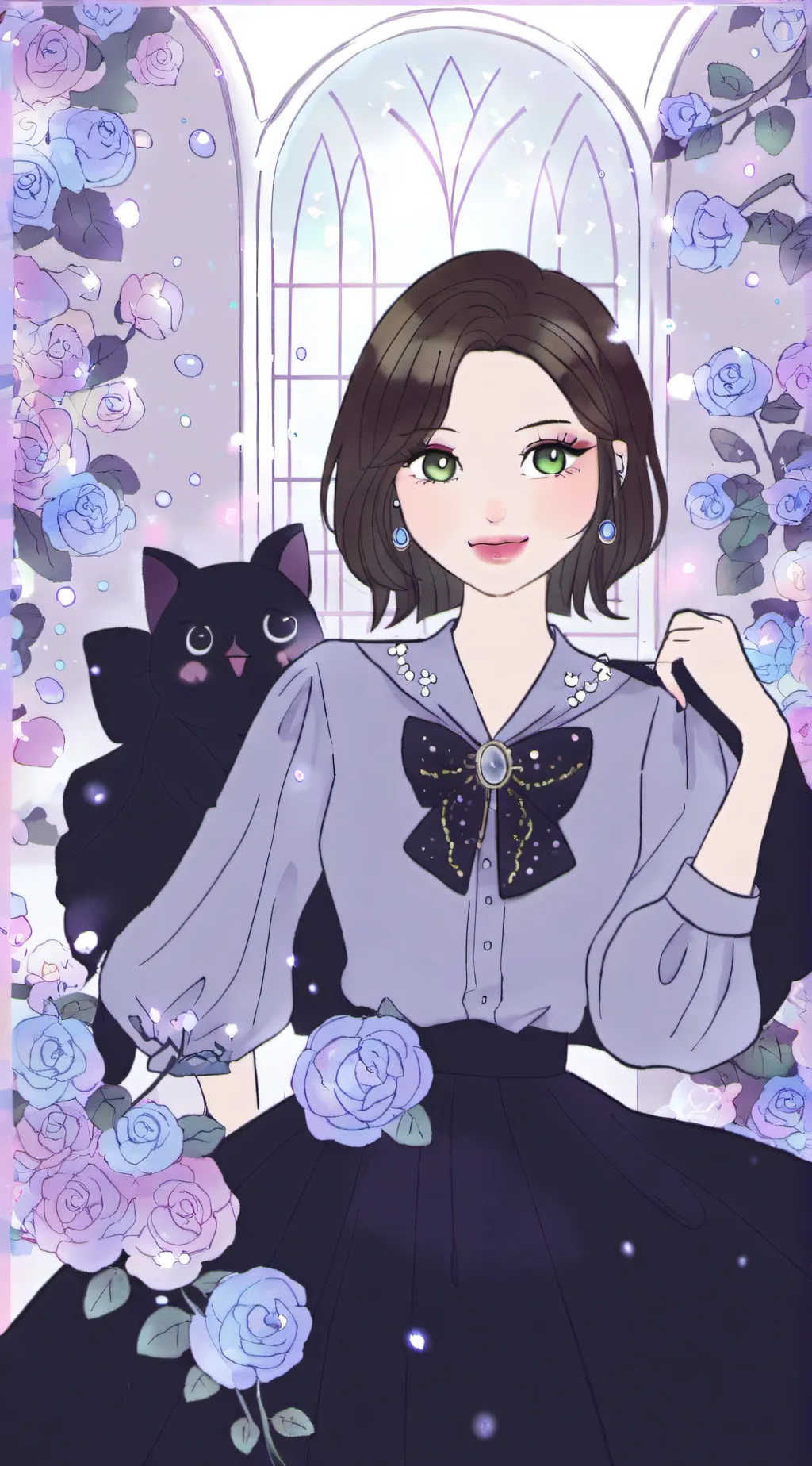 ai character: cry background