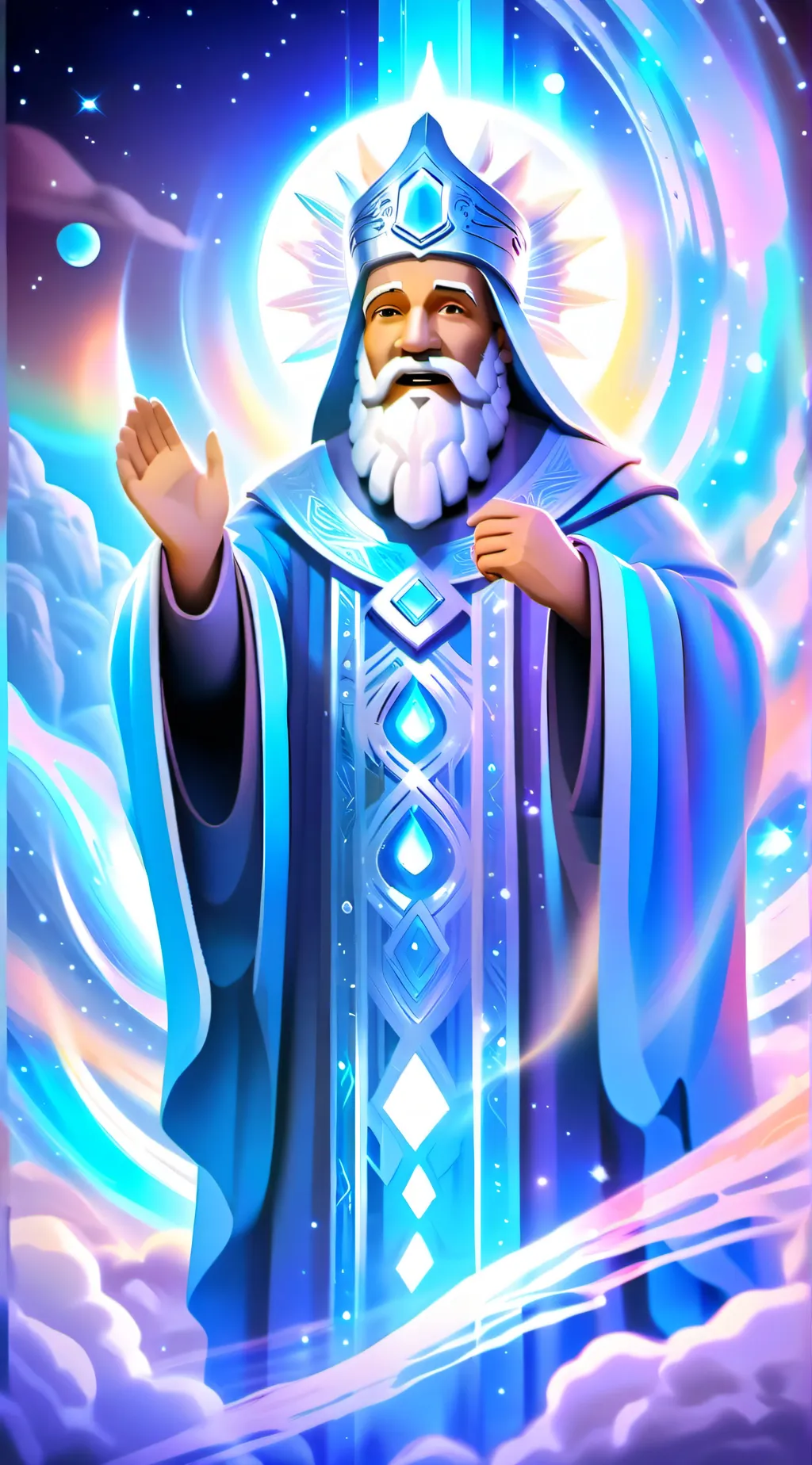 ai character: God and Jesus background