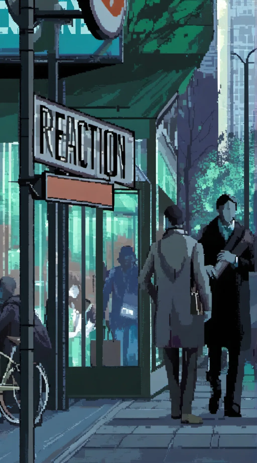 ai character: SC REACTION  background