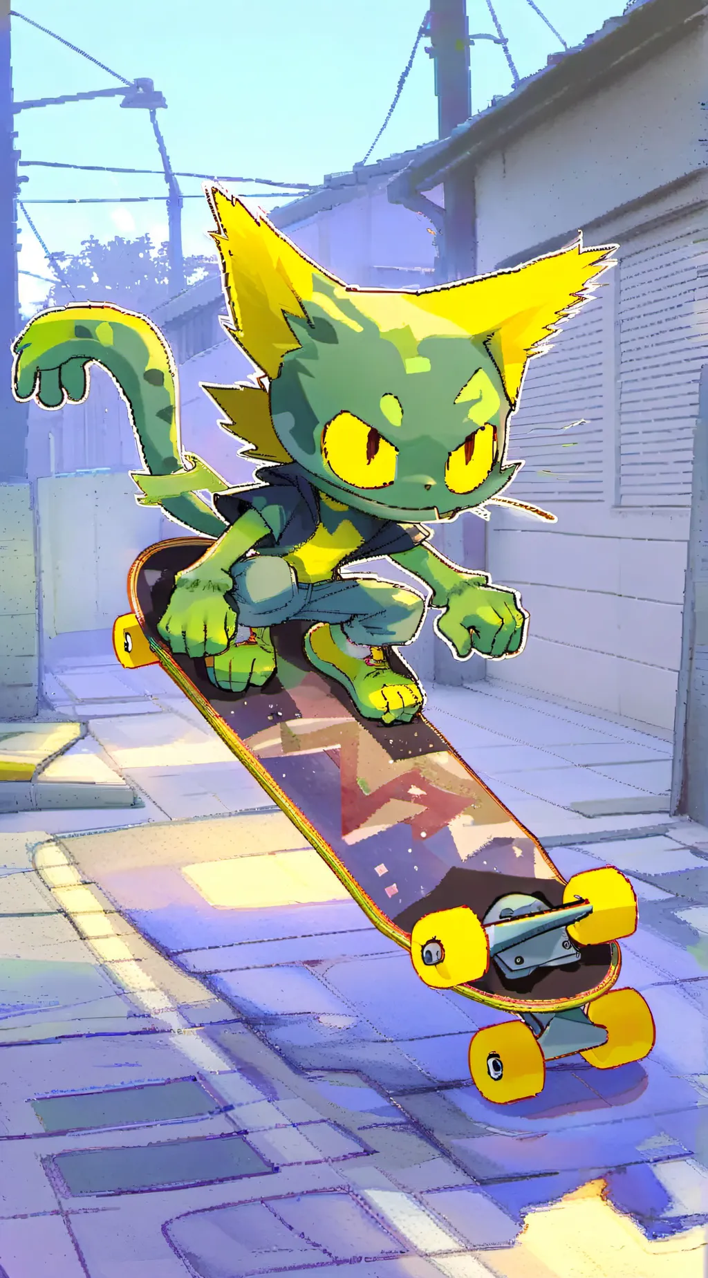 ai character: Gnarpy on board background