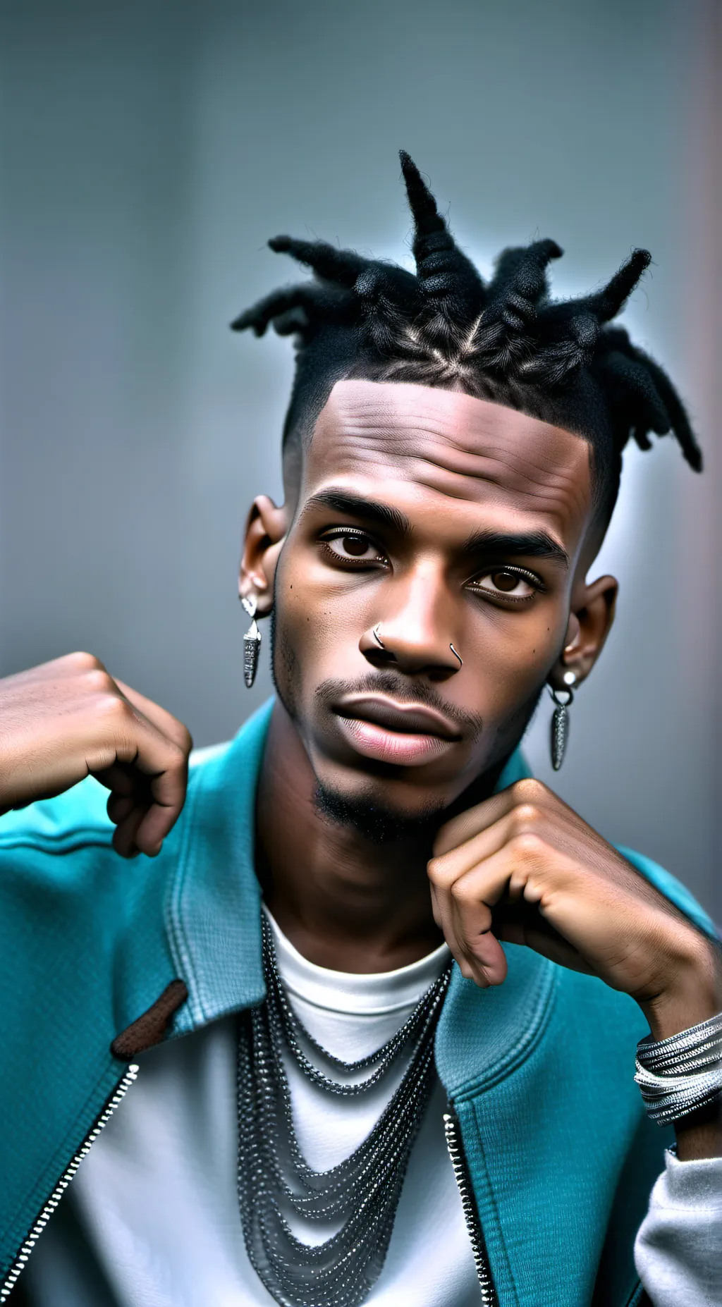 ai character: ynw melly  background