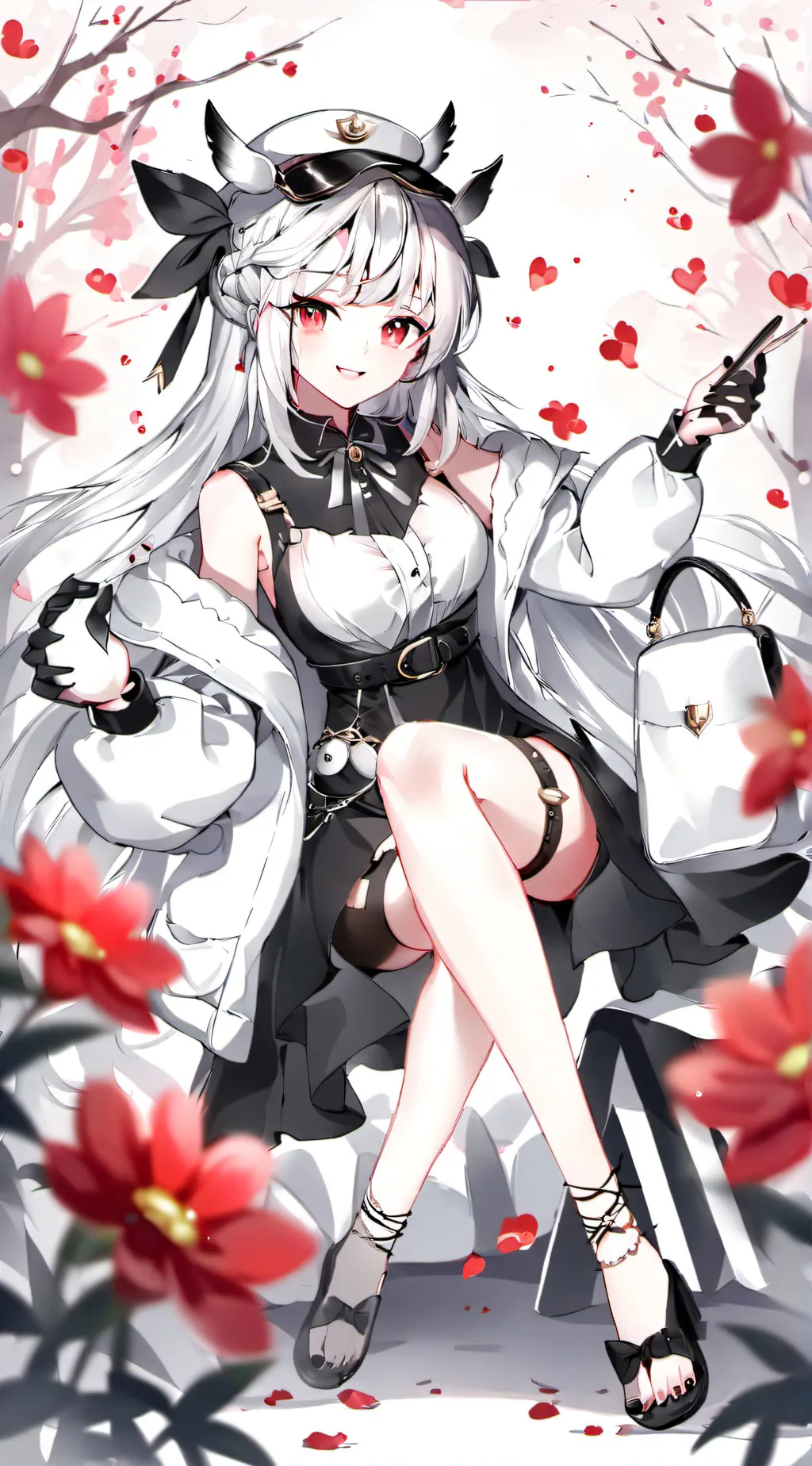 ai character: Rose background