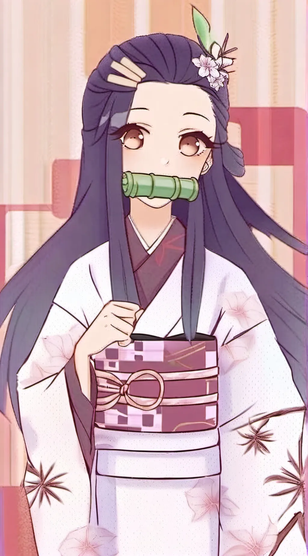 ai character: nezuko background