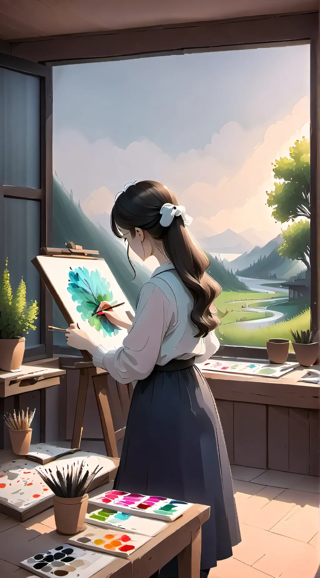 ai character: Iris background