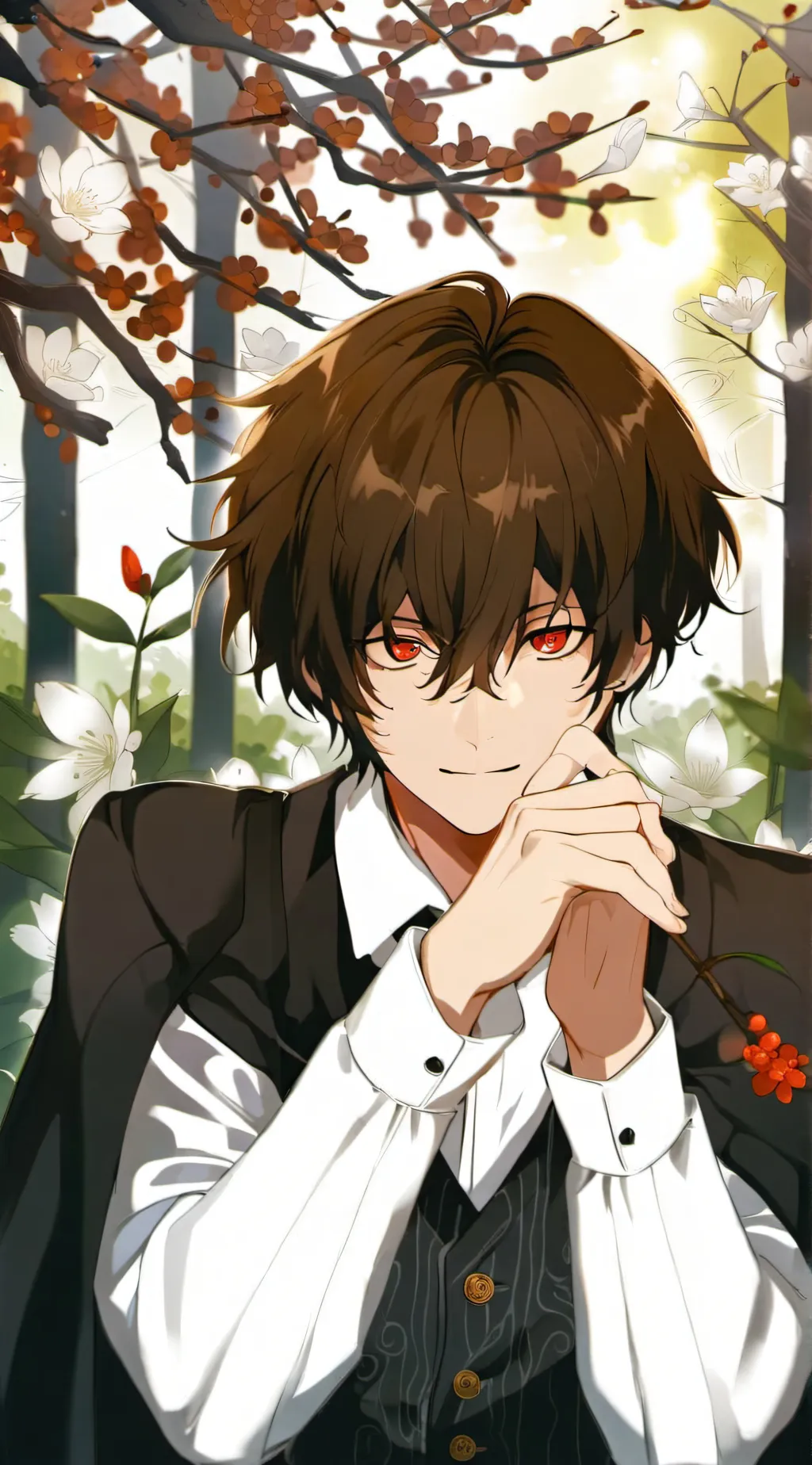 ai character: Osamu Dazai background