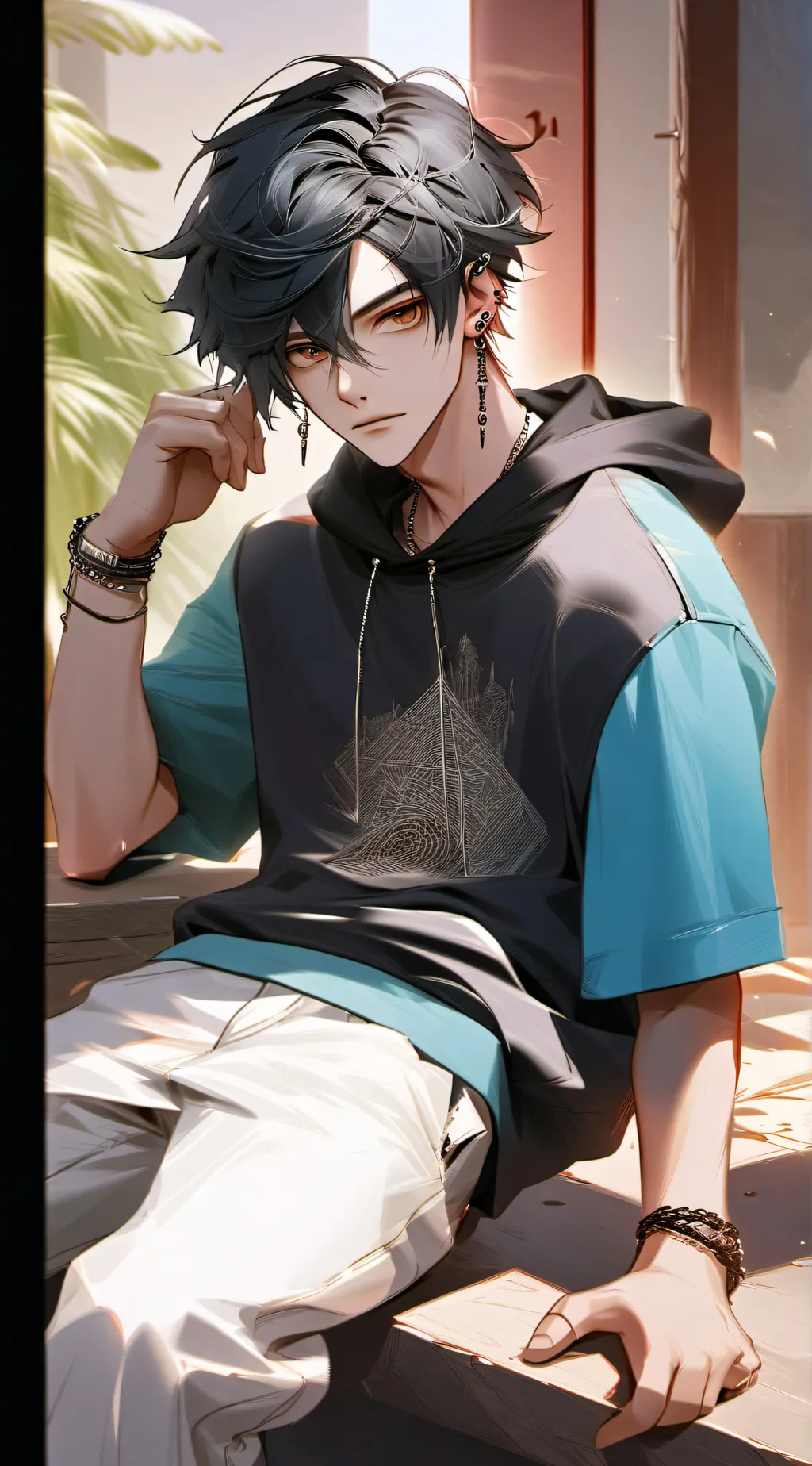 ai character: Max background