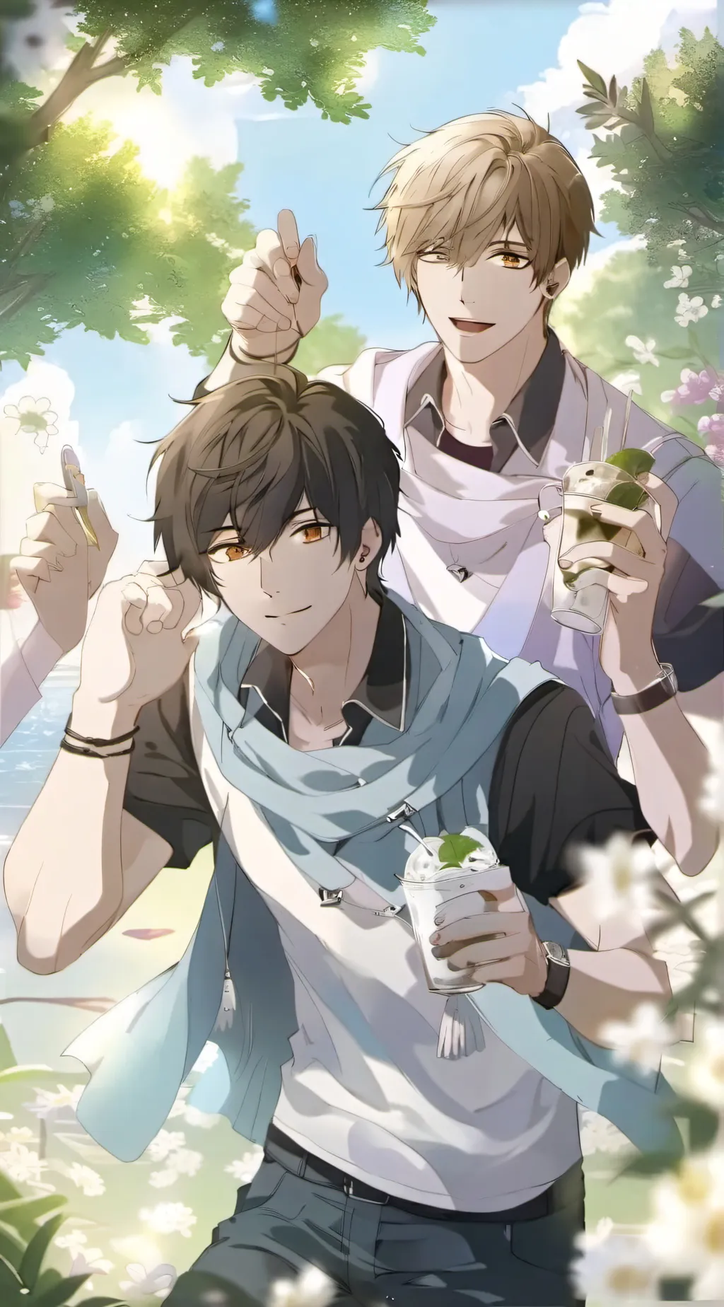 ai character: Elijah & lucas background