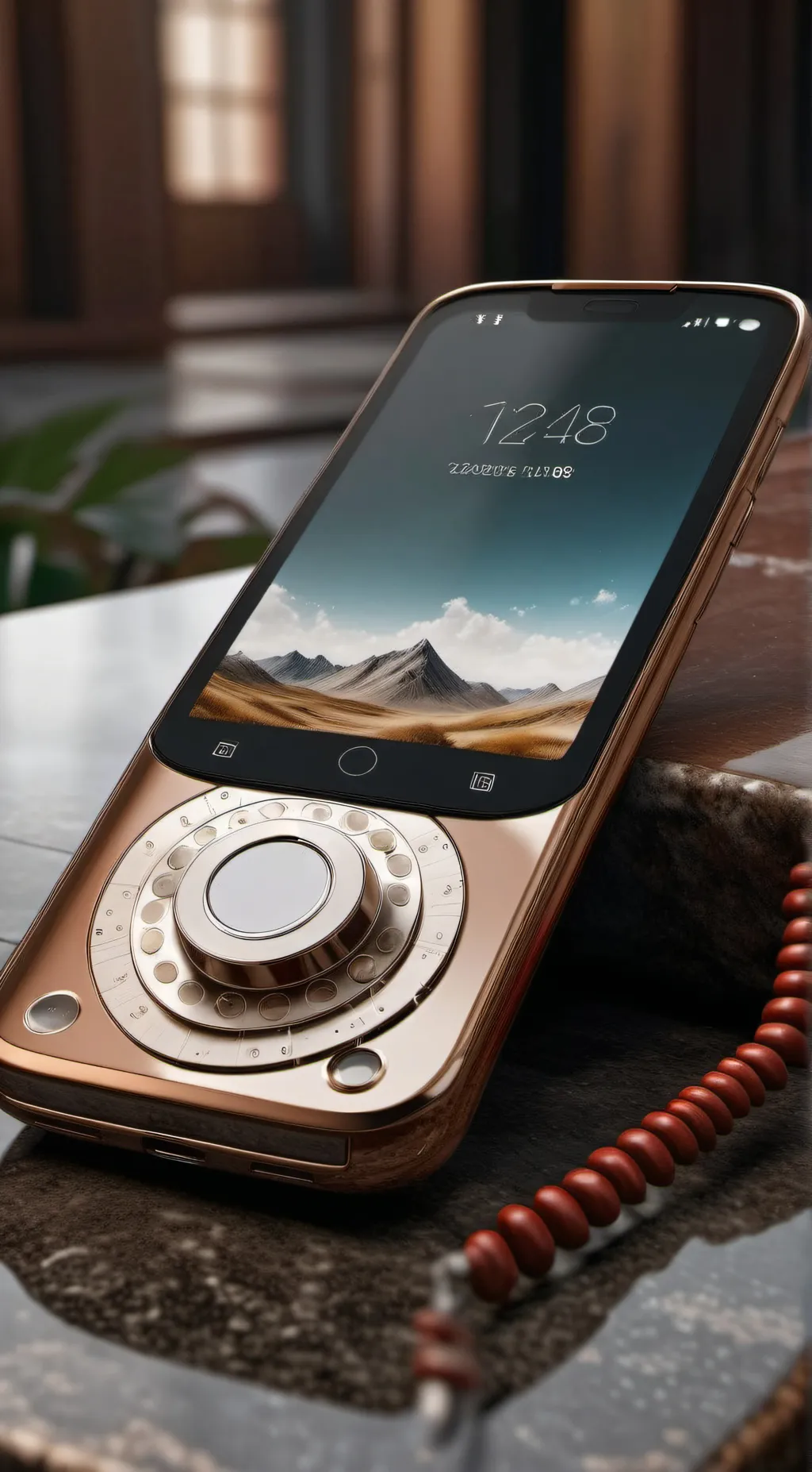 ai character: Announcement! background