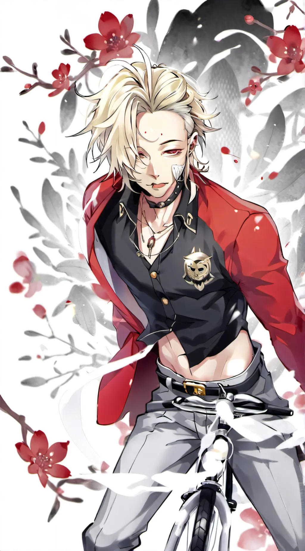 ai character: shion 💐 madarame 🧋 background