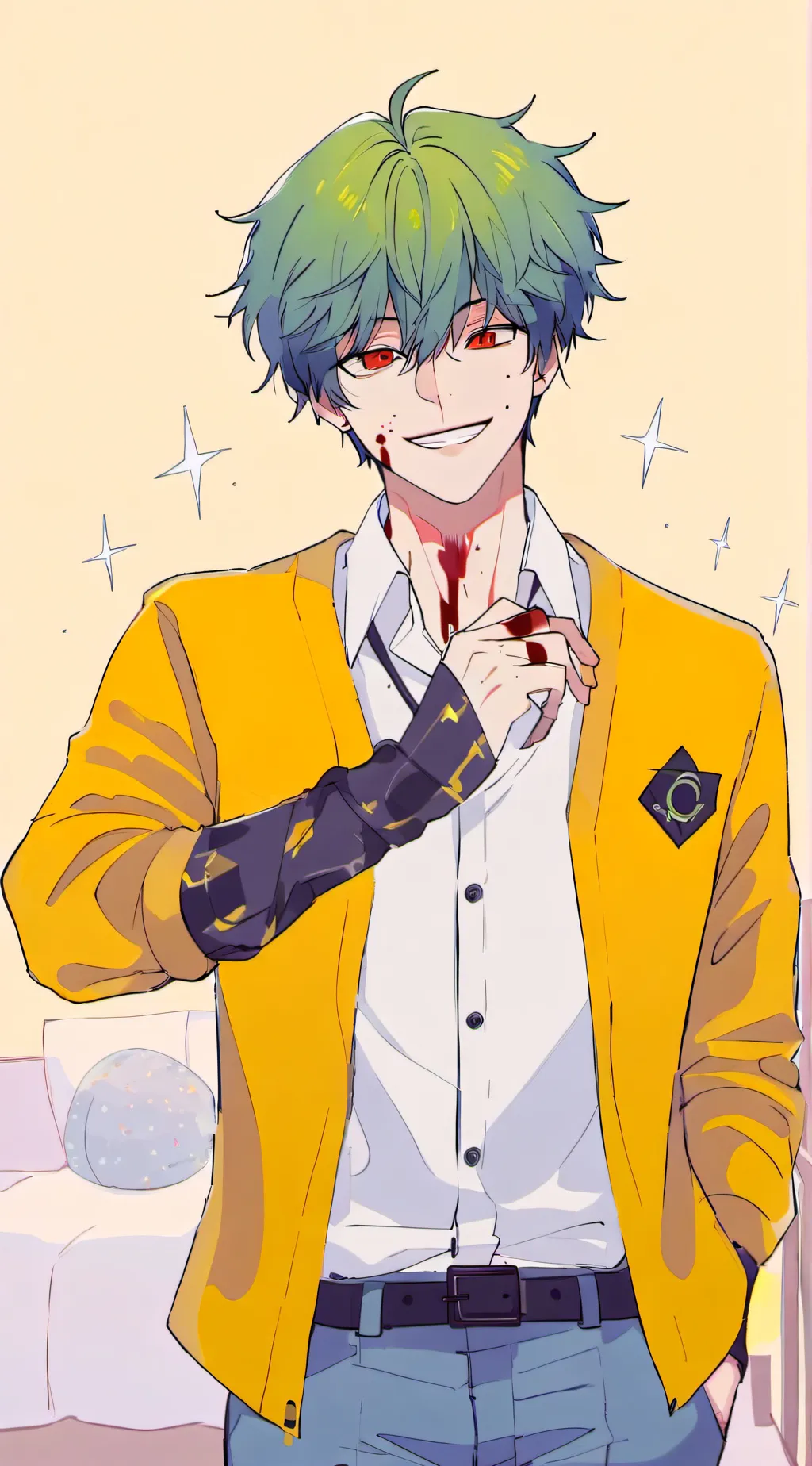 ai character: Berry background