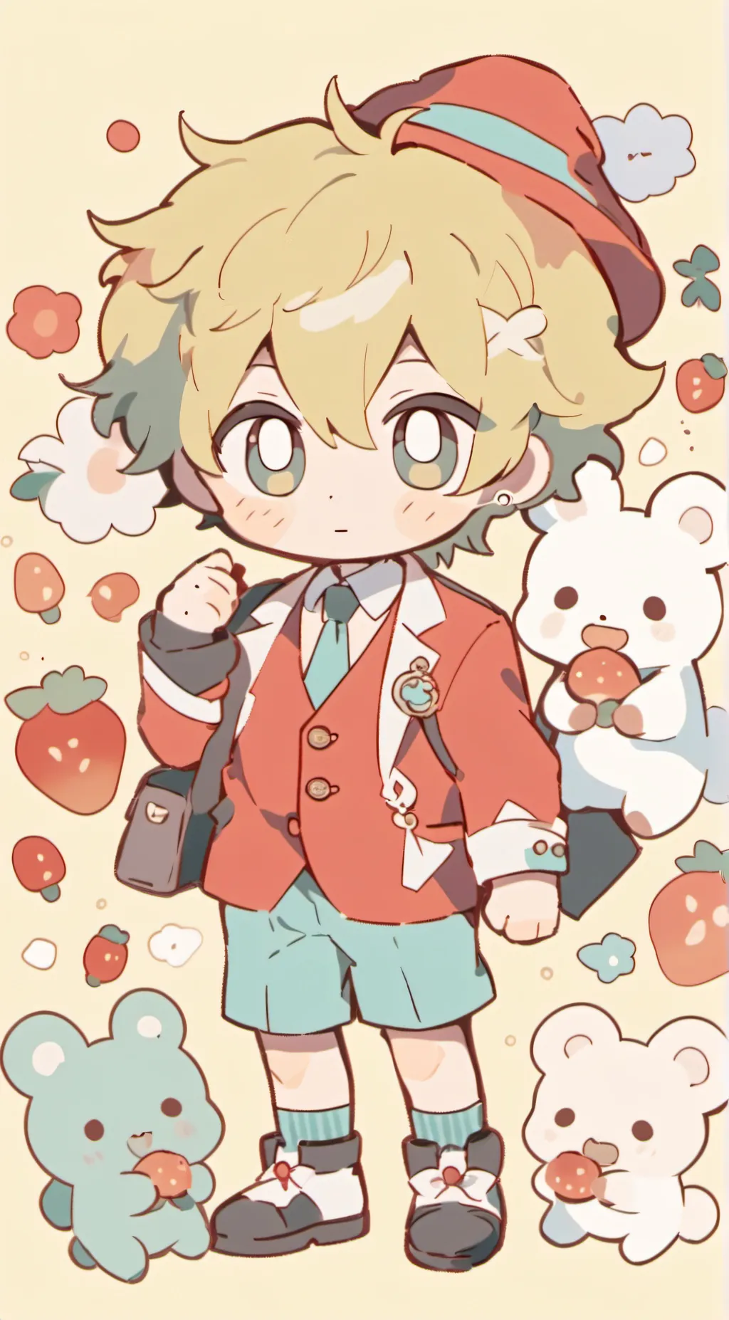 ai character: Bakugo  background