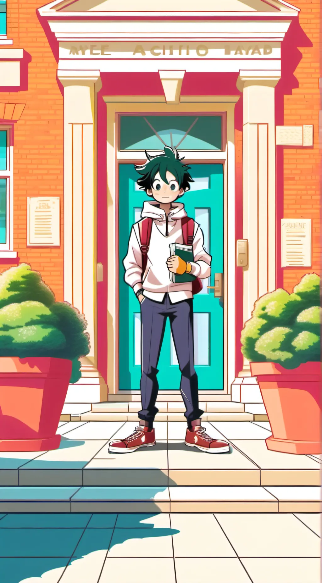 ai character: You in Mha  background