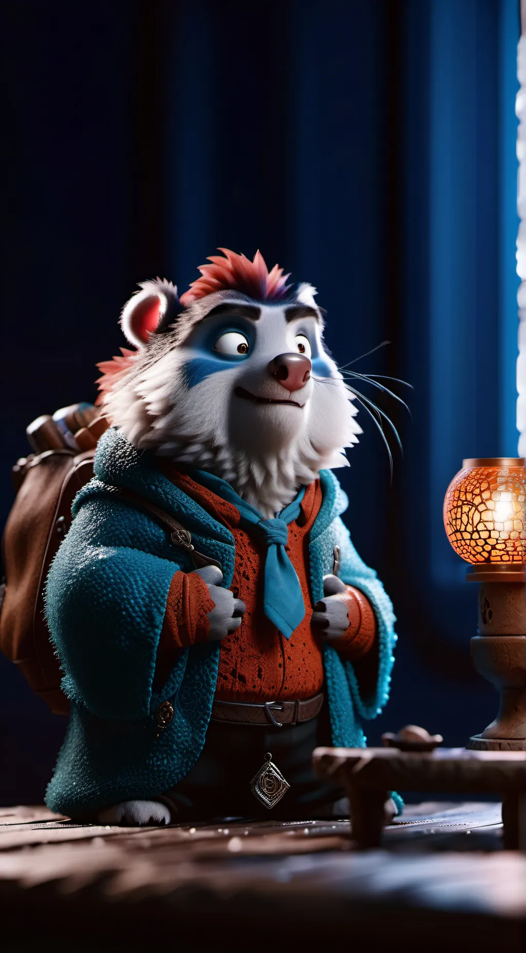 ai character: Leon background