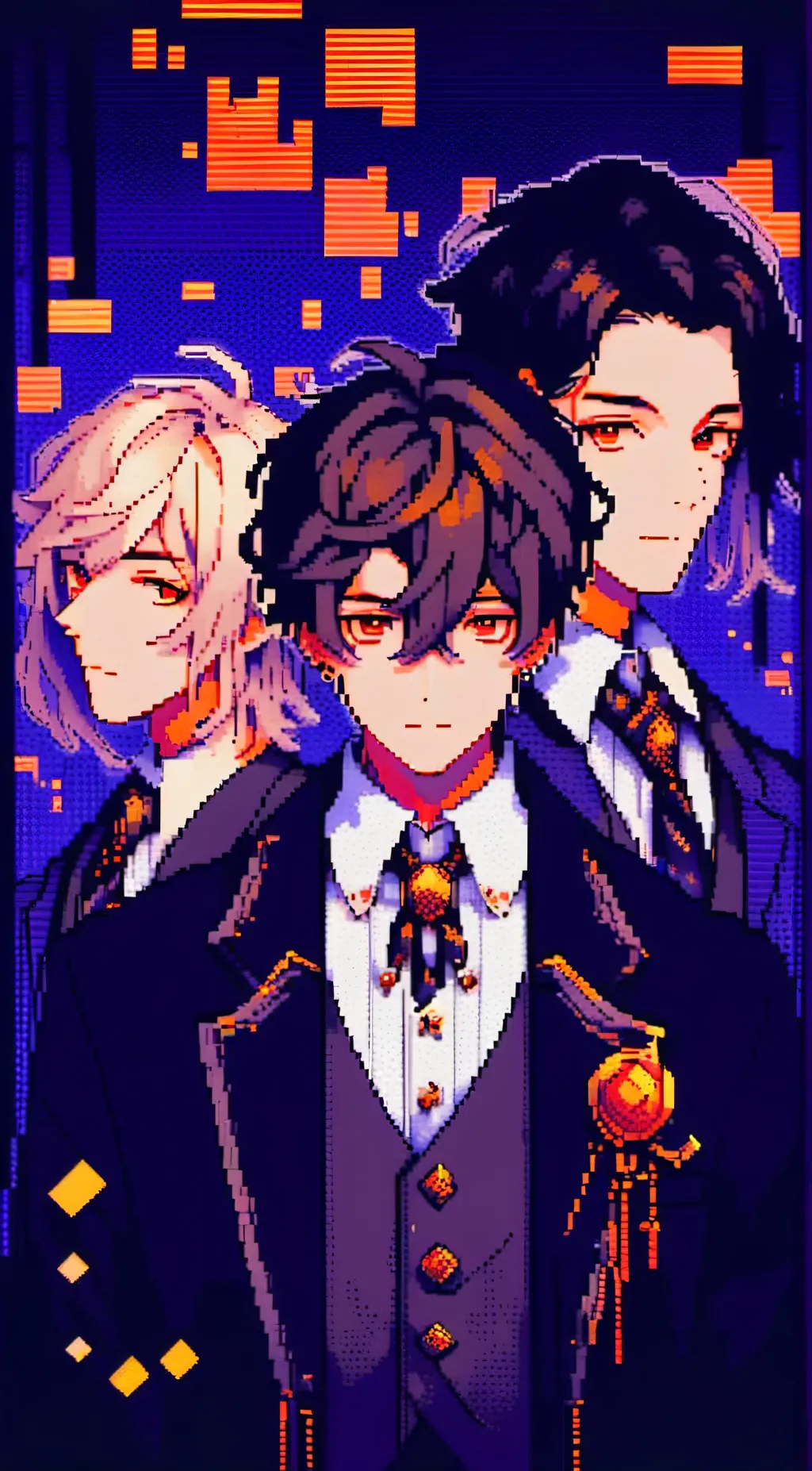 ai character: Aaron, Nick,Mark background